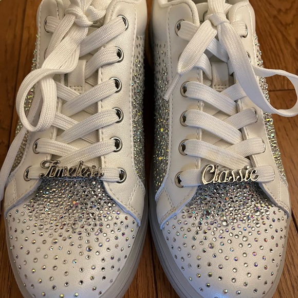 Bride Shoes for Wedding - Rhinestone Running Shoes - Picture 2 of 2
